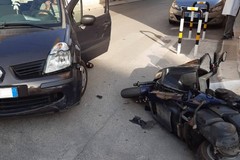 Incidente auto-moto in corso Roma: nessun ferito grave
