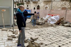 Via per sempre l'asfalto da piazza Duomo a Giovinazzo