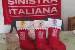 I numeri vincenti per la lotteria di solidarietà di Sinistra Italiana Giovinazzo