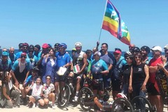 Tommaso Depalma alla Ciclopedalata Coast to Coast challenge da Altamura a Giovinazzo