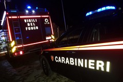 Incendio in piena notte, danneggiate due auto a Sant'Eustachio