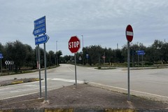 Lavori all'intersezione tra le provinciali Bitonto-Molfetta e Terlizzi-Giovinazzo