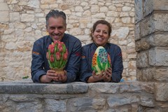 “Metamorfosi di dolcezza”, Nicola Giotti in piazza Umberto I a Giovinazzo