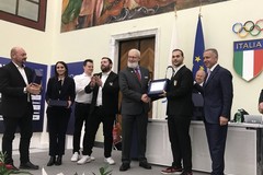 Vincenzo Mundo premiato al Salone d'Onore del Coni