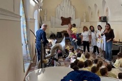 I bimbi e le bimbe della "San Tommaso" alla Scuola di Musica "Cortese" - FOTO