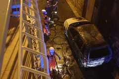 Auto data dalle fiamme a Terlizzi: era stata rubata in città