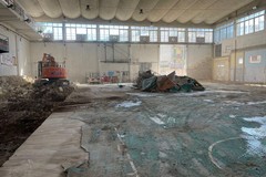 Iniziati i lavori al vecchio Palasport di Giovinazzo (FOTO)