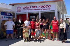 Riabilitazione in acqua, bimbi e adolescenti NPIA ospiti dei Vigili del Fuoco a Giovinazzo