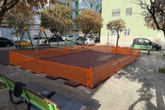 Al via il montaggio dei nuovi giochi in piazzetta Iacobellis