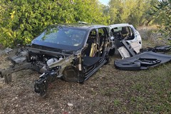 Due auto rubate a Bisceglie e cannibalizzate ritrovate a Giovinazzo