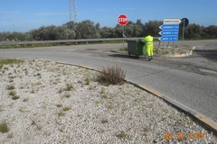 Nuovo intervento di pulizia dell'agro e delle complanari a Giovinazzo