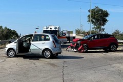 Scontro tra due auto sulla Giovinazzo-Bitonto: quattro feriti