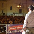 Daniele de Gennaro in piazza per ringraziare la sua gente