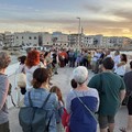 Palestina, presidio per la pace sul molo di Ponente