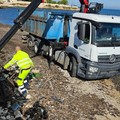 Rifiuti Giovinazzo: ripulita foce di Lama Castello