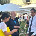 Alessandro Gassman a Giovinazzo. Si gira in piazza Meschino