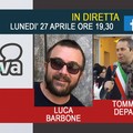 Tommaso Depalma e Luca Barbone in diretta su GiovinazzoViva questa sera