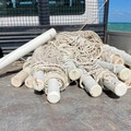 Rimossa la balaustra dal molo di Levante