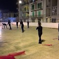 "Non una in meno ", un flash mob al Parco Scianatico sulla violenza sulle donne