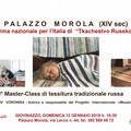 A Palazzo Morola c'è il 1° Master Class “Tkachestvo russkoe”,