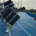 Al Campo sportivo di Giovinazzo alzata la prima torre faro