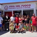 Riabilitazione in acqua, bimbi e adolescenti NPIA ospiti dei Vigili del Fuoco a Giovinazzo