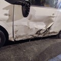 Carambola fra auto di notte in via Molfetta, sei quelle danneggiate