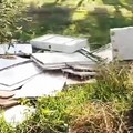 Scaricati rifiuti nell'agro di Giovinazzo dove era stata effettuata pulizia - VIDEO