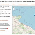 Scossa di terremoto nel nord-barese: avvertita anche a Giovinazzo