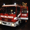 Incendio in via Bari, brucia una Renault Scenic