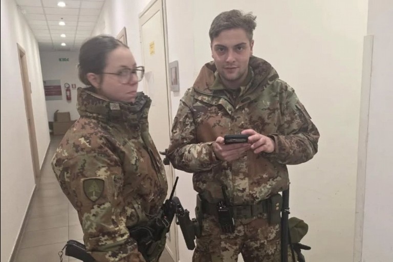 Antonio Bonvino, a destra