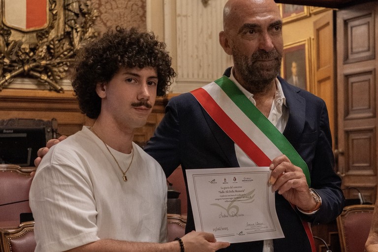 Andrea Defronzo con Vito Leccese