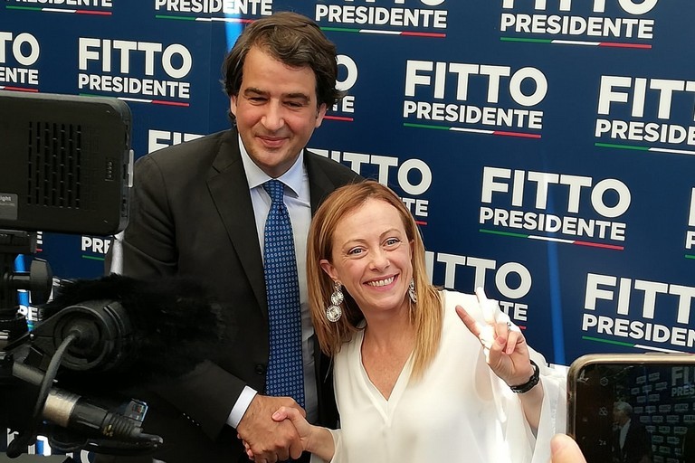 Fitto e Meloni. <span>Foto BariViva</span>