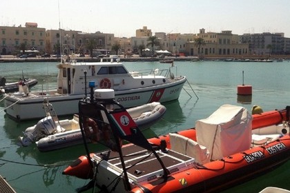 I mezzi della Guardia Costiera di Molfetta