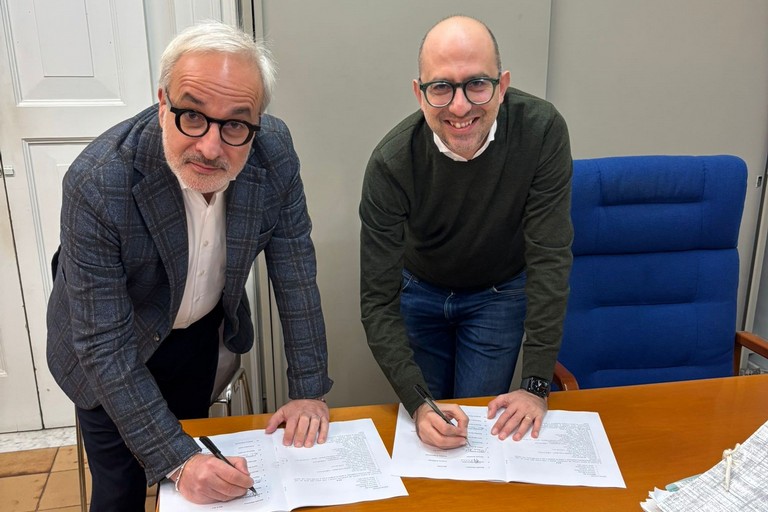 Ricci e Sollecito. <span>Foto Comune di Giovinazzo </span>