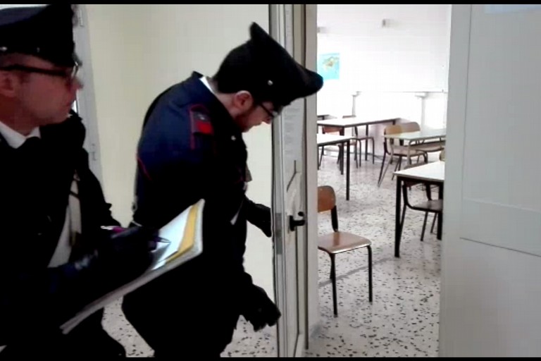 I rilievi dei Carabinieri