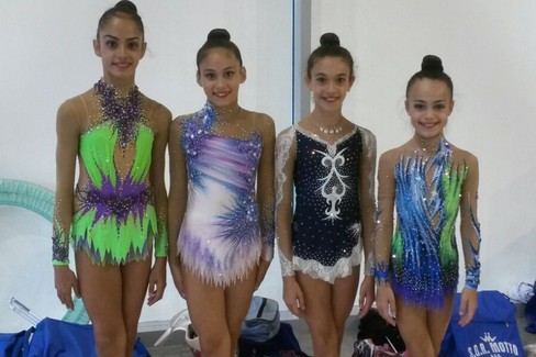 Le ginnaste dell'Iris a Udine