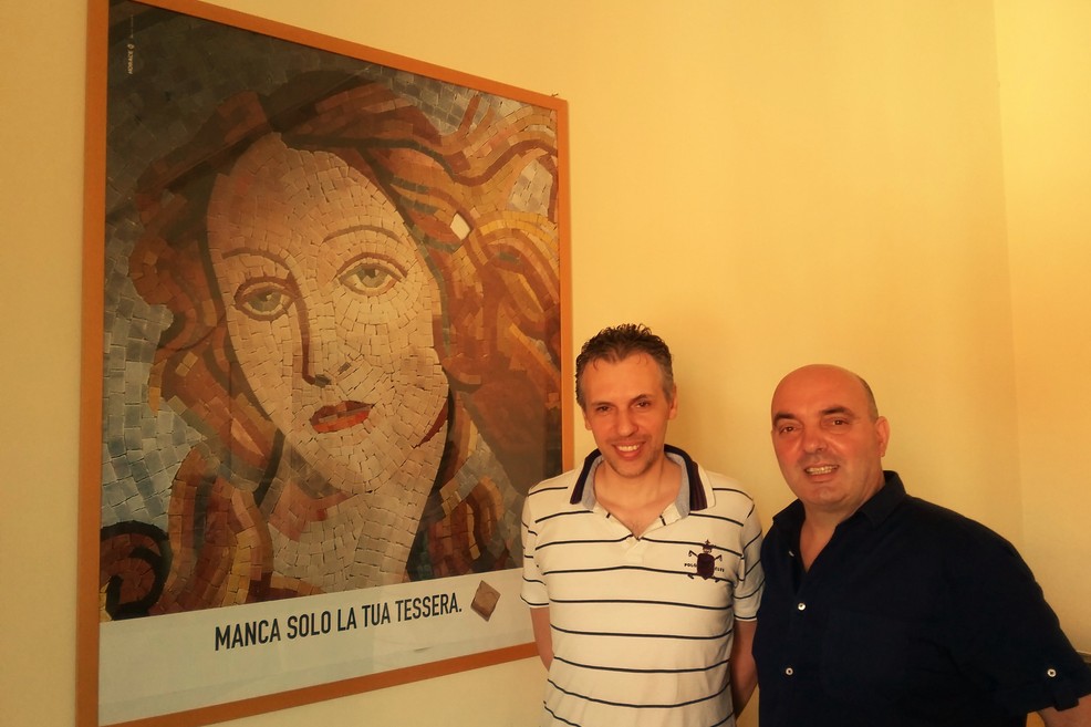 Giotti e Rizzo insieme. <span>Foto Ileana Spezzacatena</span>