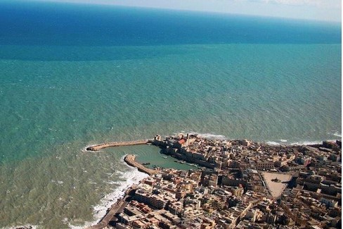 Giovinazzo vista dall'alto. <span>Foto Uff.Stampa Poliba</span>