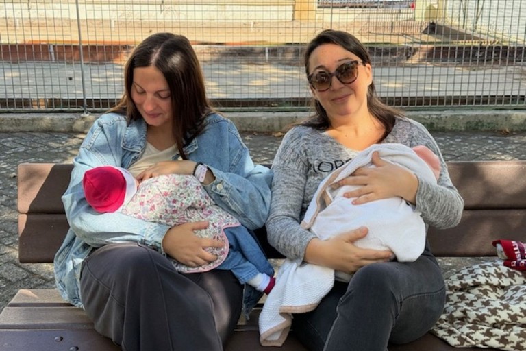 Allattamento al seno. <span>Foto Marzia Morva</span>