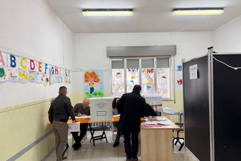 Seggio elettorale. <span>Foto Marzia Morva</span>