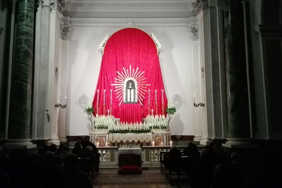 L'Altare della Reposizione a Sant'Agostino. <span>Foto Giuseppe Dalbis</span>