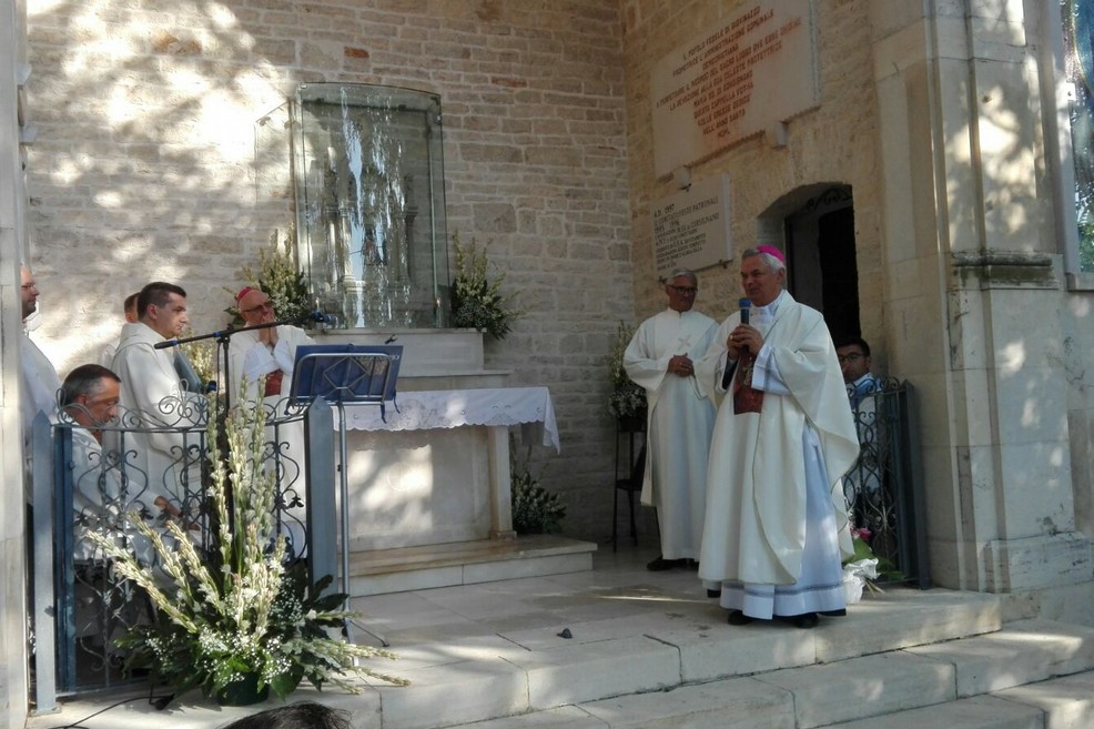 La celebrazione solenne. <span>Foto Giuseppe Dalbis</span>