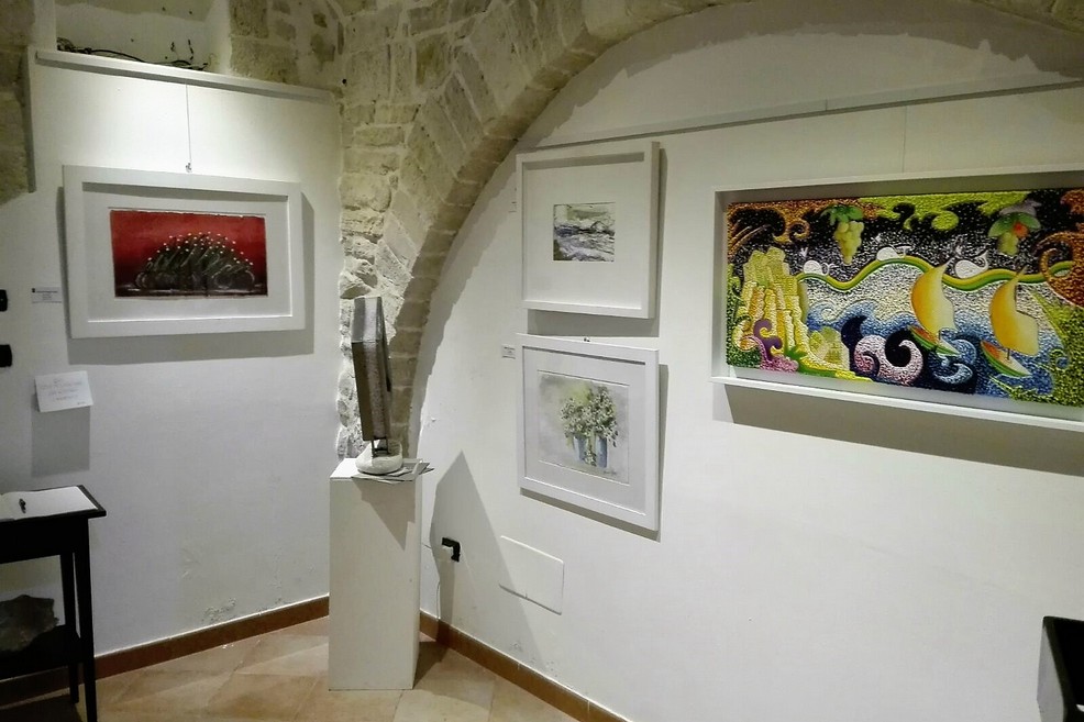 Uno scorcio della mostra in allestimento. <span>Foto Catia Carrozzo</span>