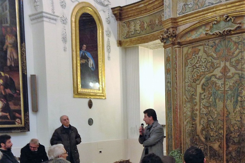 Daniele de Gennaro durante il suo intervento. <span>Foto Marzia Morva</span>