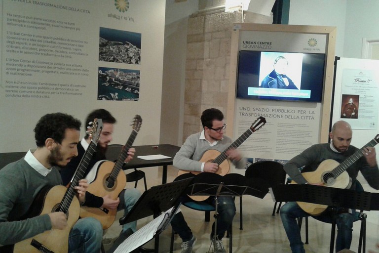 Il Sinafè Guitar Quartet. <span>Foto Gabriella Serrone</span>