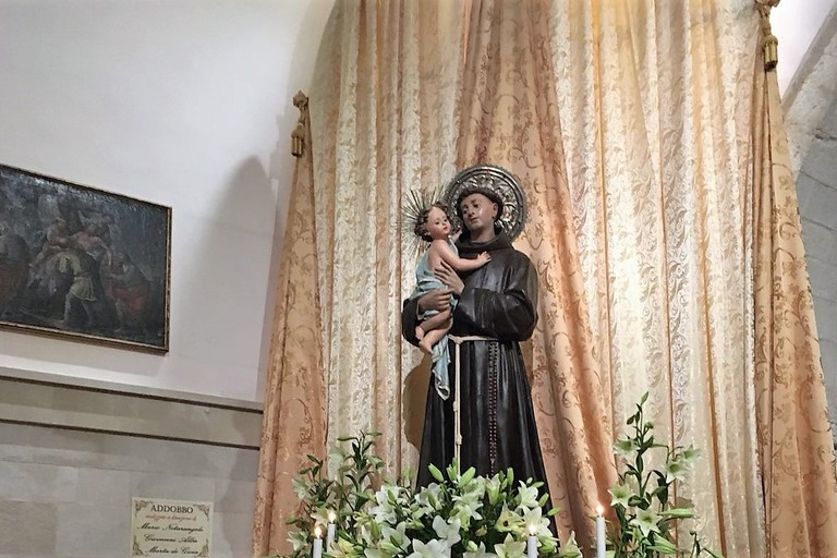 L'effigie di Sant'Antonio di Padova. <span>Foto Marzia Morva</span>