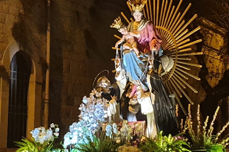 La Beata Vergine del Rosario. <span>Foto Gabriella Serrone</span>