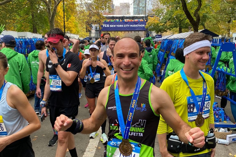 Luigi Fiorentino alla Maratona di New York