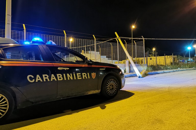 L'intervento dei Carabinieri